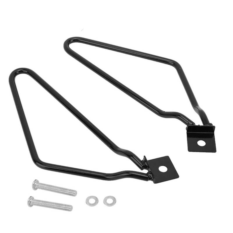 CFTGIW Motorrad-Sattel Tasche Seitens Tütze Gepäck Halterung Set aus Aluminium Legierung Sattel Tasche Seiten Halterung Ersatz 883 XL1200 von CFTGIW