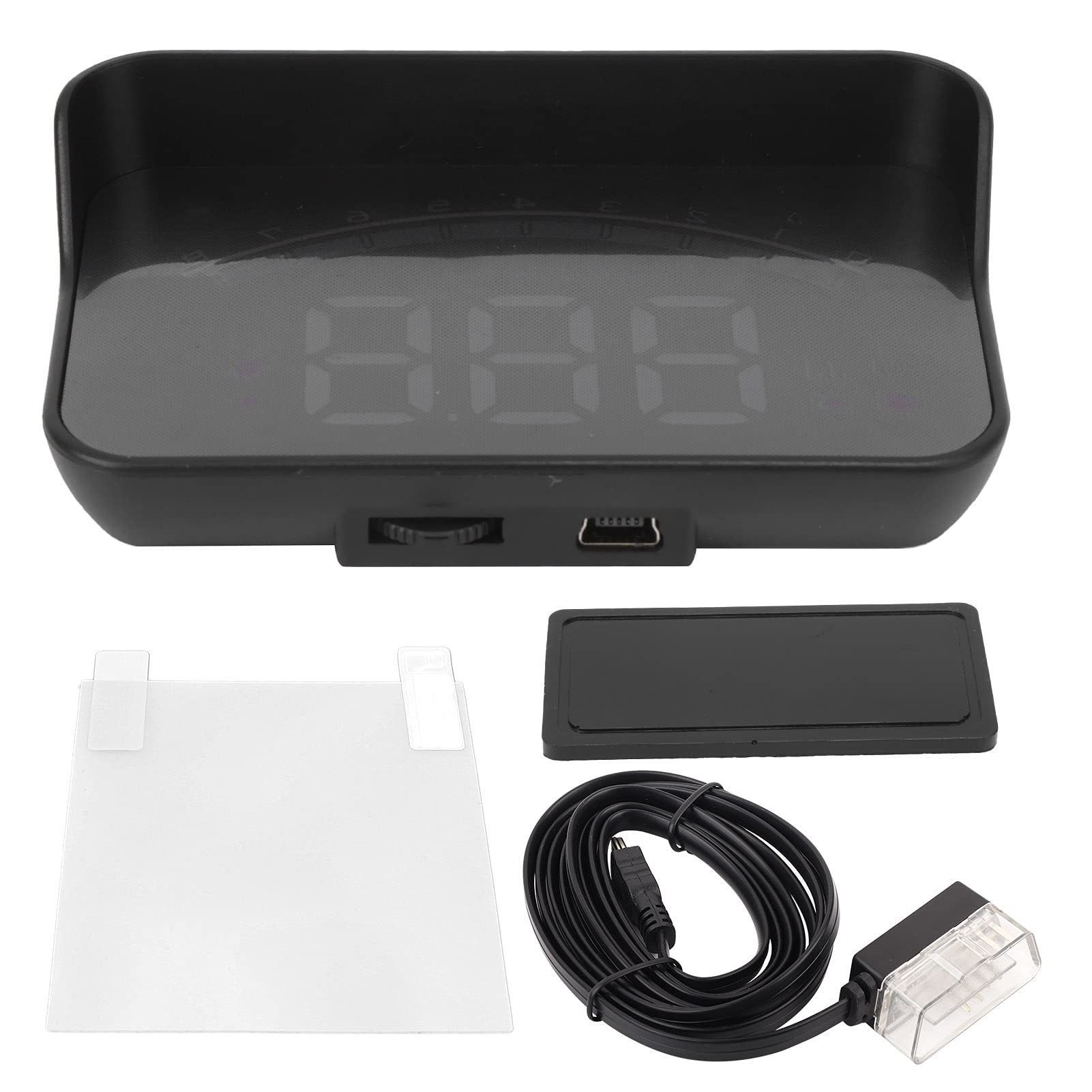 Universal Auto Head Up Display High Definition OBD HUD Windschutzscheibe Projektor Übergeschwindigkeit Sicherheitsalarm Auto HUD Head Up Projektor Auto Elektronisches Zubehör von CFTGIW