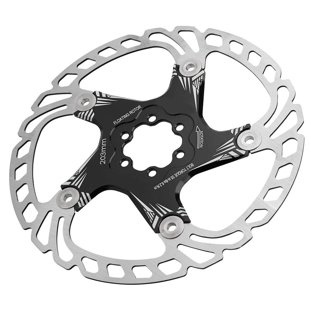 Hochwertige Metall-Mountainbike-203-mm-Fünf-Nagel-Scheibenbremse, Bremsbelag, Diskgoldene Mountainbike-Scheibenbremse, Metall-Scheibenbremse, Mountainbike-Scheibenbremse, von CFTGIW