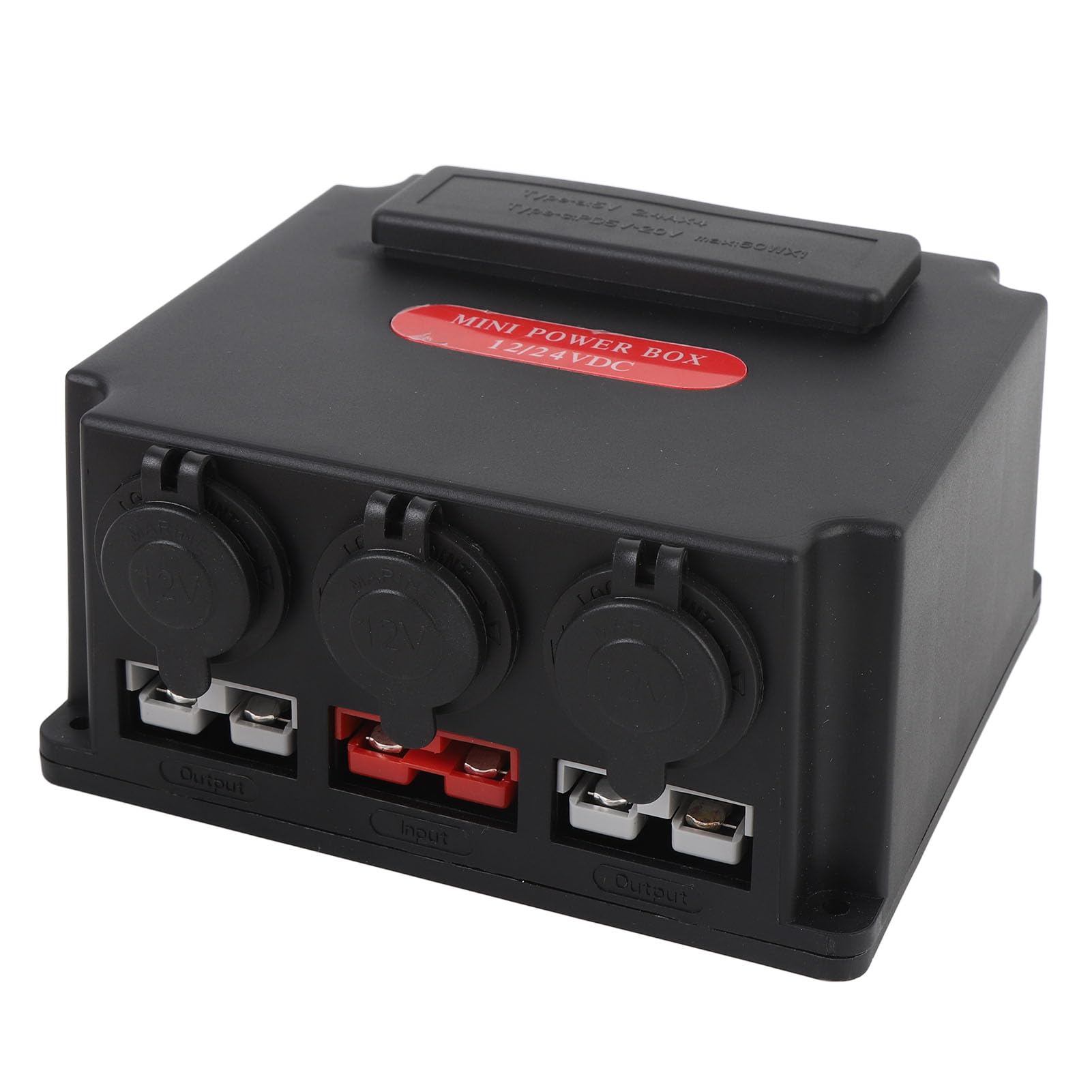 Mini -Stromverteilungsregelbox, Multifunktional Intelligentes Batteriekasten -Power -Center mit USB für Autofahrzeuge, Staubdest von CFTGIW