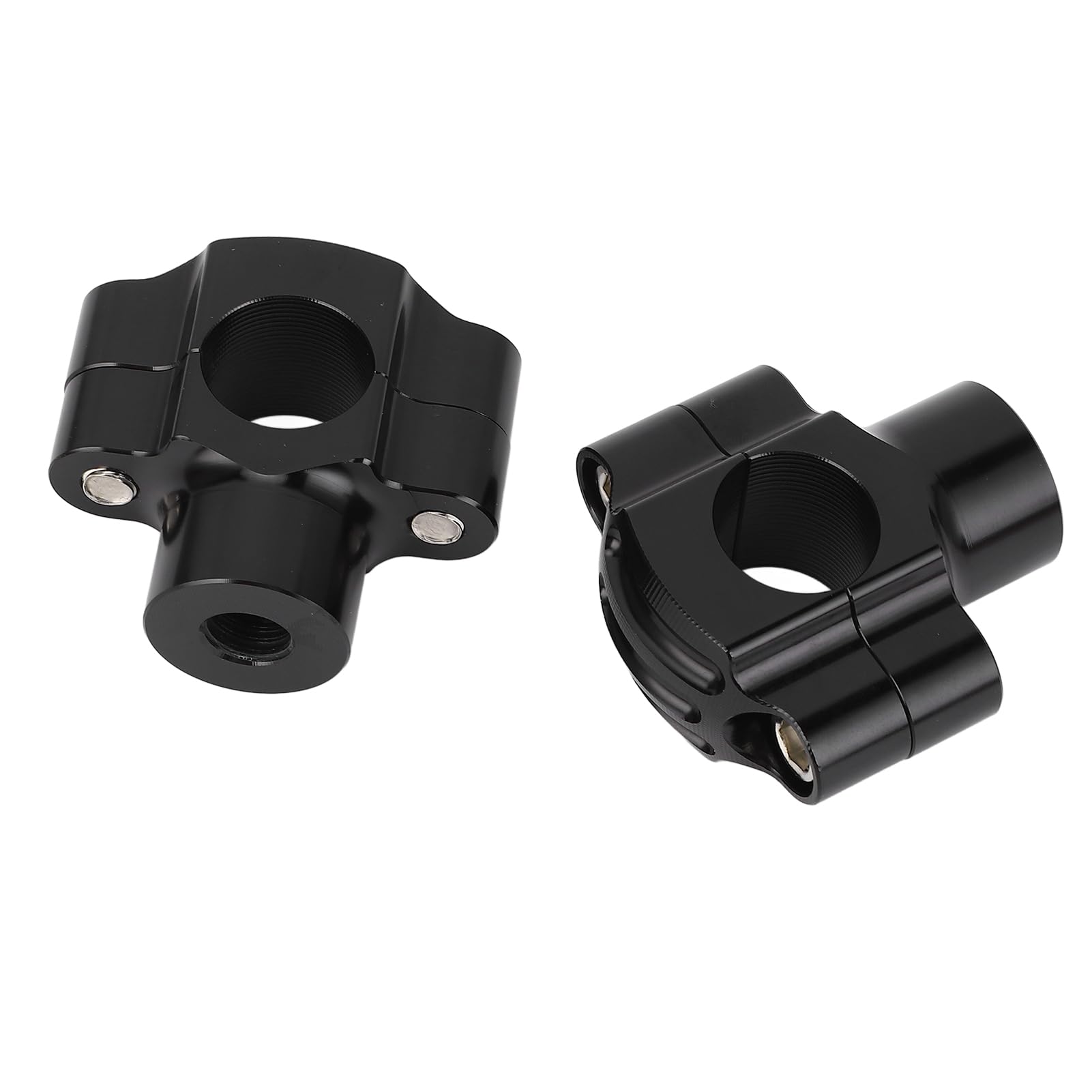 Motorrad-Lenker-Riser-Montagesatz Motorrad 7 8 Zoll 22 Mm Lenker-Riser Fat Bar-Montageklemme CNC Eloxiert Schwarz Universal für ATV-Motorräder von CFTGIW