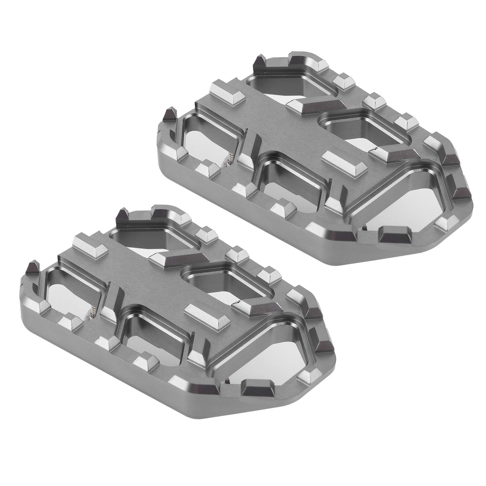 Motorrad -Weitfußstreu -CNC -Aluminium -Legierungspedale für DL650 DL1000 VSTROM 650XT/1000XT Einfach zu Installieren und Motorradpedalwide Footrestfoot Pegscycling von CFTGIW