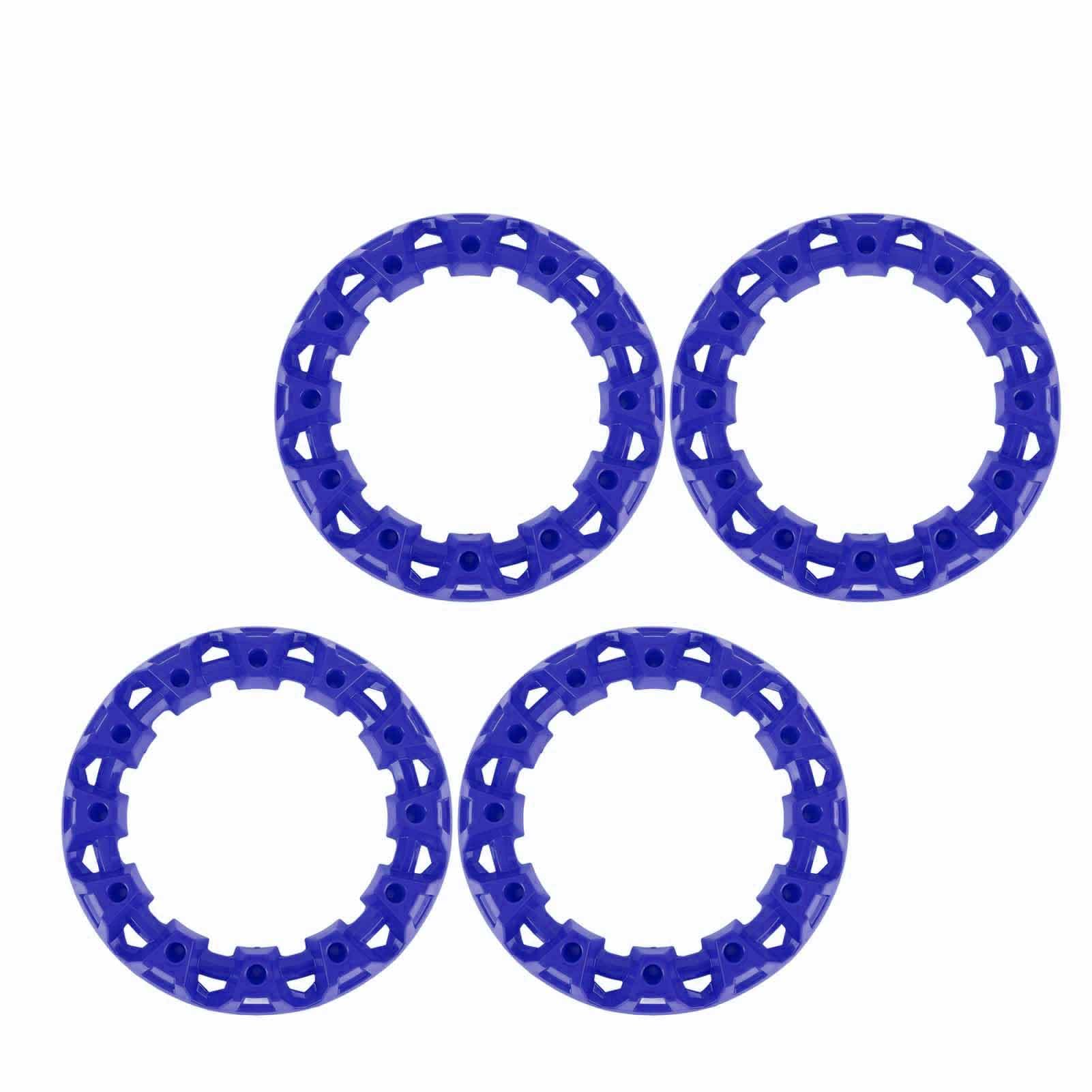 Sporty 10 Zoll ATV Wheel Hub Schutzverkleidung für Go Kart Scratch Proof Plastic Decor Einfach mit Plastikschutz für Universelle Anpassung (Blue) von CFTGIW