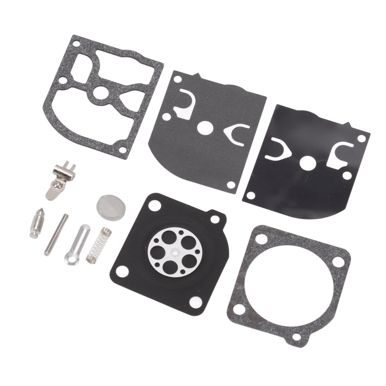 Vergasermembran -Kit -Dichtungsmetall und Papier für Zama RB72 für MS019 190T für PS34 45 340 Kettensägenmaterial: Tharburetor -Membran Kitcarburetor Dichtungskarburet von CFTGIW