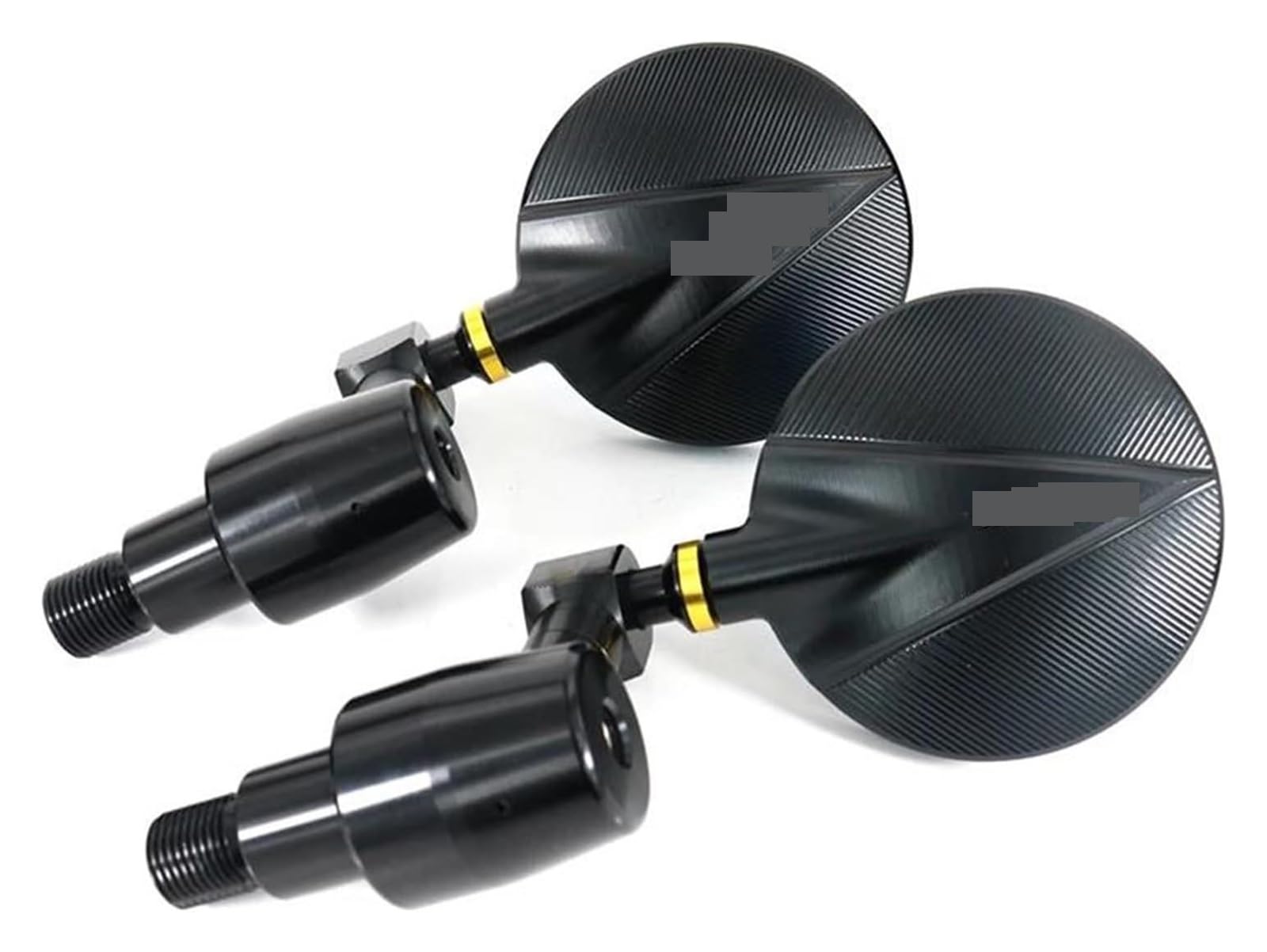 Motorrad Rückspiegel Für Y&amaha Für MT-07 Für FZ-07 Für FZ-09 Für MT-09 Für MT-10 Für XSR 900 700 Motorrad Griff Bar Rückspiegel(Gold,X-3) von CFUNMNVBVZ