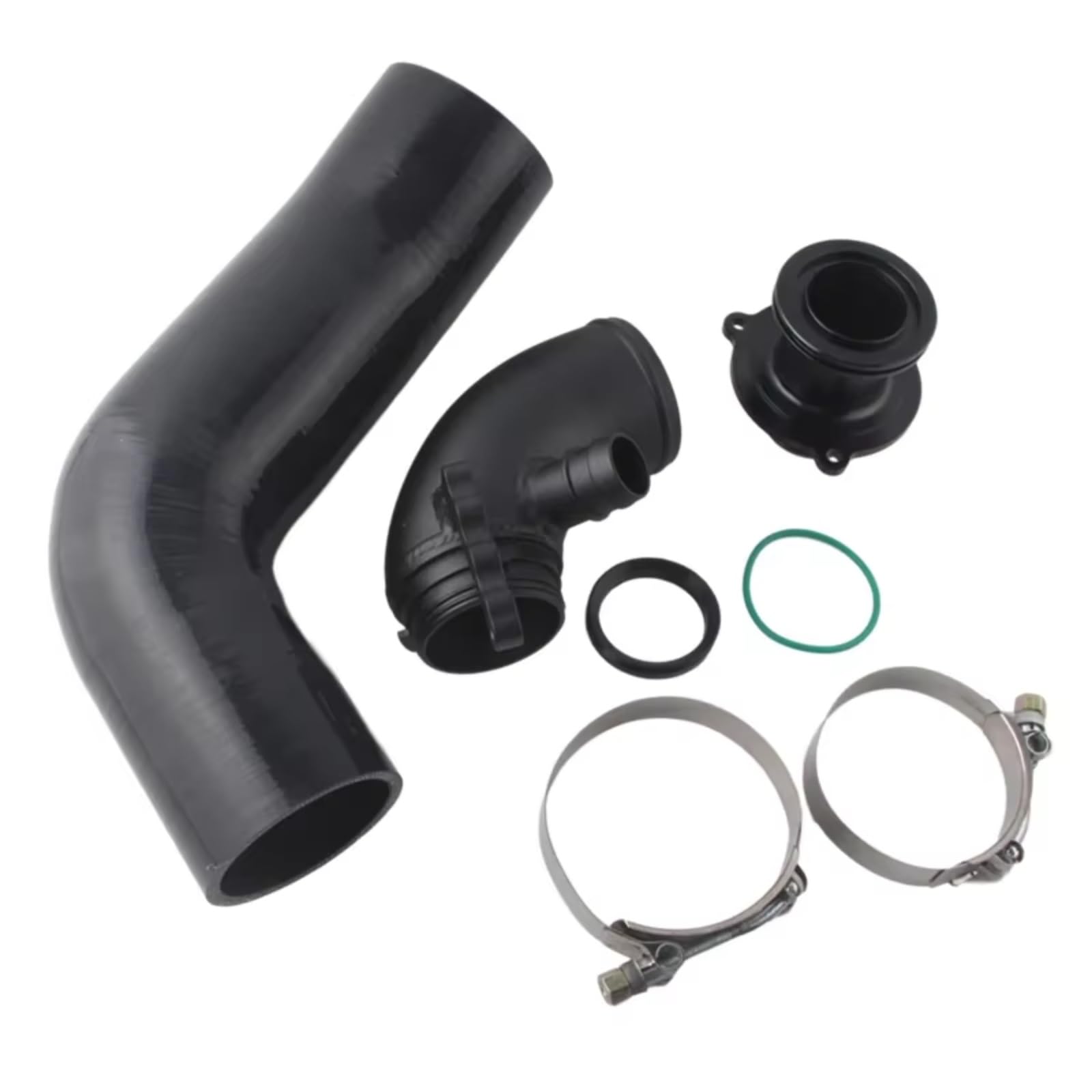 Ansaugschlauch FÜR SEAT FÜR Leon FÜR Cupra Auto Turbo Inlet Outlet Upgrade Rohre Ansaugrohre Turbo Schalldämpfer Löschen Auto Ansaugrohr(Schwarz) von CGBWMB