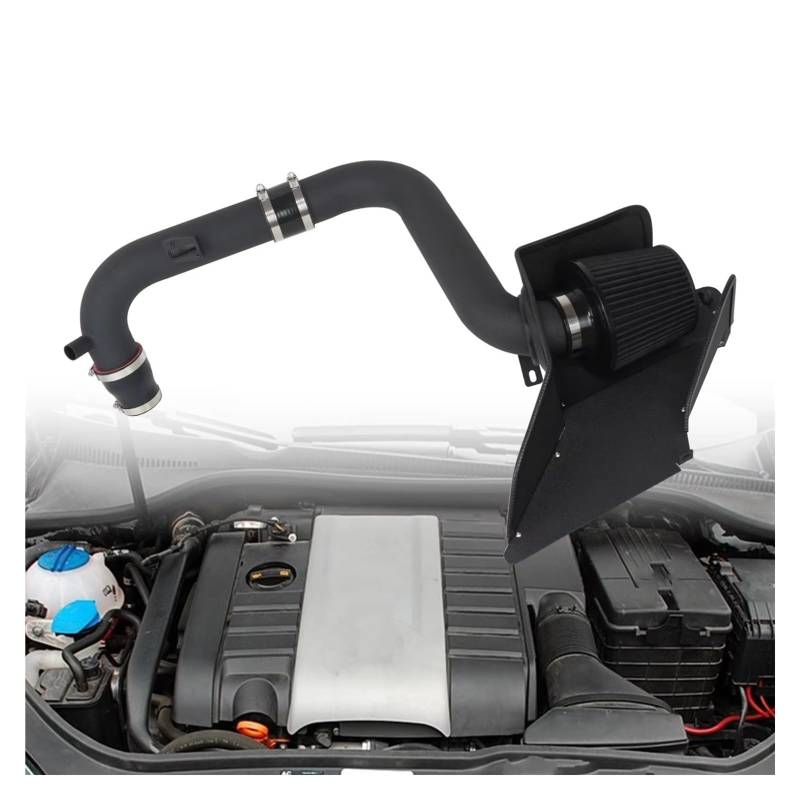 Ansaugschlauch Für VW Für Golf MK5 MK6 Für GTI Für Passat Für Caddy S Auto Cold Air Intake Kit Auto Ansaugrohr(MK5 Intake Kit) von CGBWMB