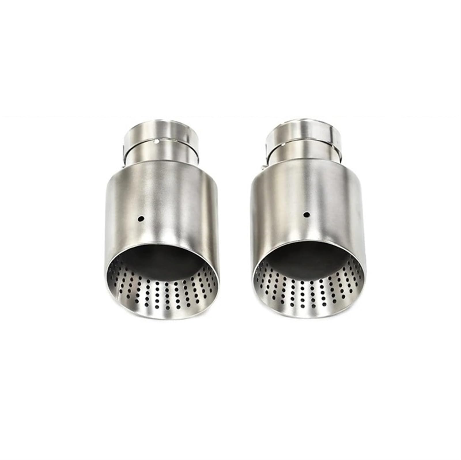 Auto Endrohre 1 Stück Für GTI Für Golf 7 MK7 Auto Schalldämpfer Spitze Auspuffrohr 57mm 60mm Einlassdüse Universal Auspuffspitze Auto Auspuff Endrohr(ID63MM OD101MM) von CGBWMB