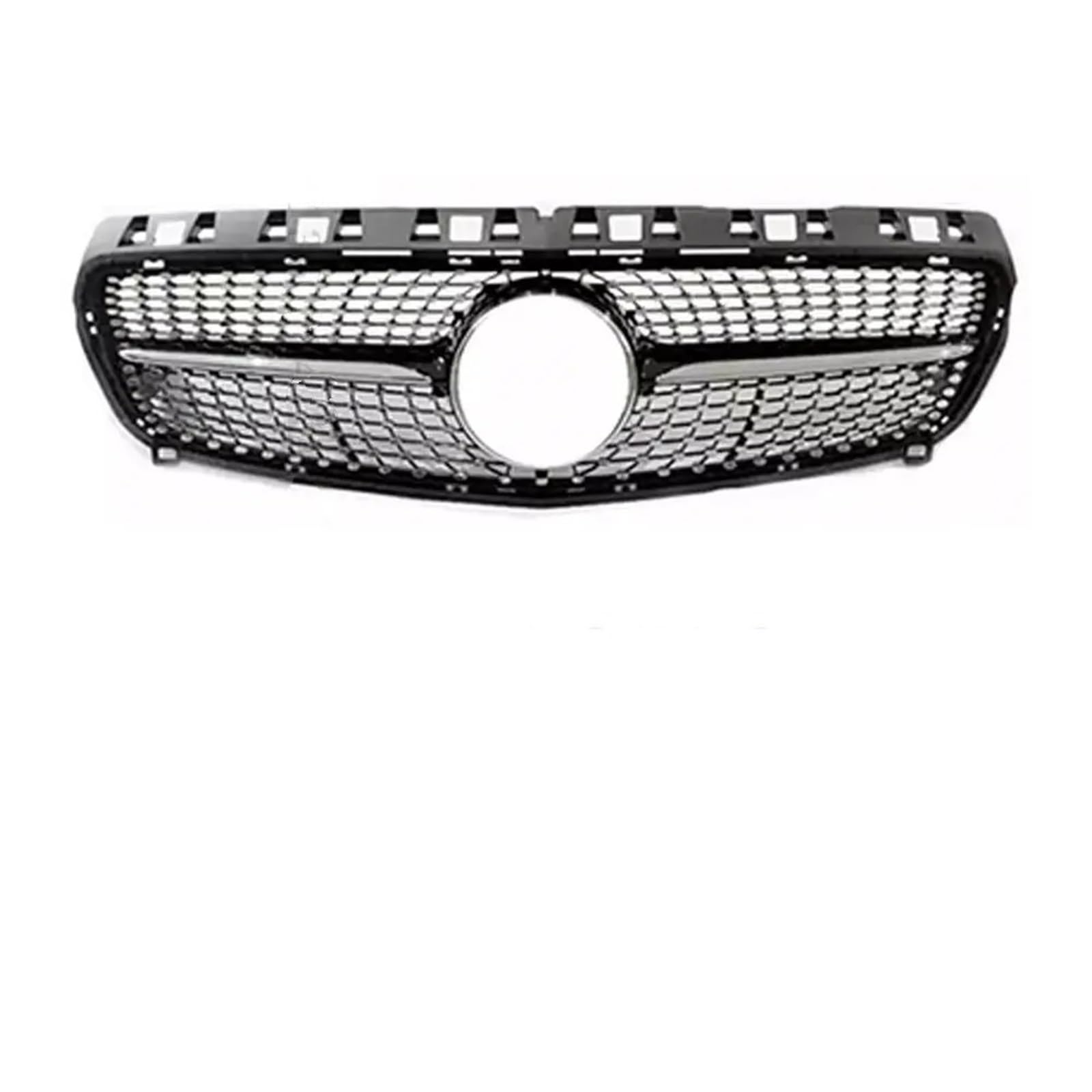 Auto Kühlergrill Für Benz W176 A 2018 2017 2016 2015 2014 2013 A180 A45 A260 A200 Fronteinlass Stoßstangengrill Grill GT Diamant Tuning Auto Front Kühlergrille(13-15 Diamond Black) von CGBWMB