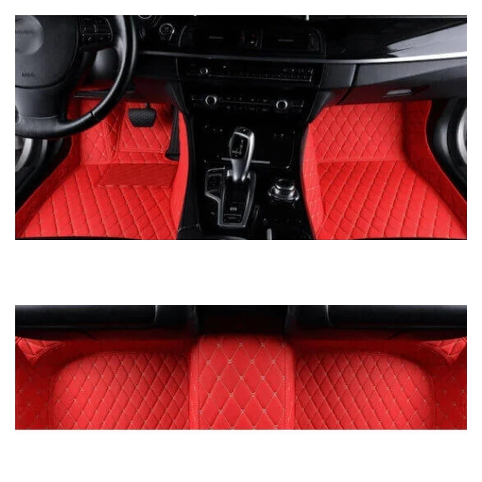 Autoteppiche Für 3er E91 Touring Wagon Kombi 2005~2011 LHD 5 Sitze Auto-Fußmatten wasserdichte Unterlage Fussmatten Auto(3pc Floor mat12) von CGBWMB