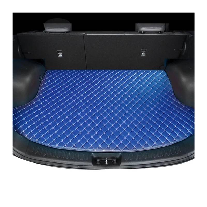 Autoteppiche Für Citroen C4 Für Cactus 2014~2020 wasserdichte Leder-Automatte Komplettset Autozubehör Automatten Boden Fussmatten Auto(1pc Trunk mat B,Linkslenker) von CGBWMB