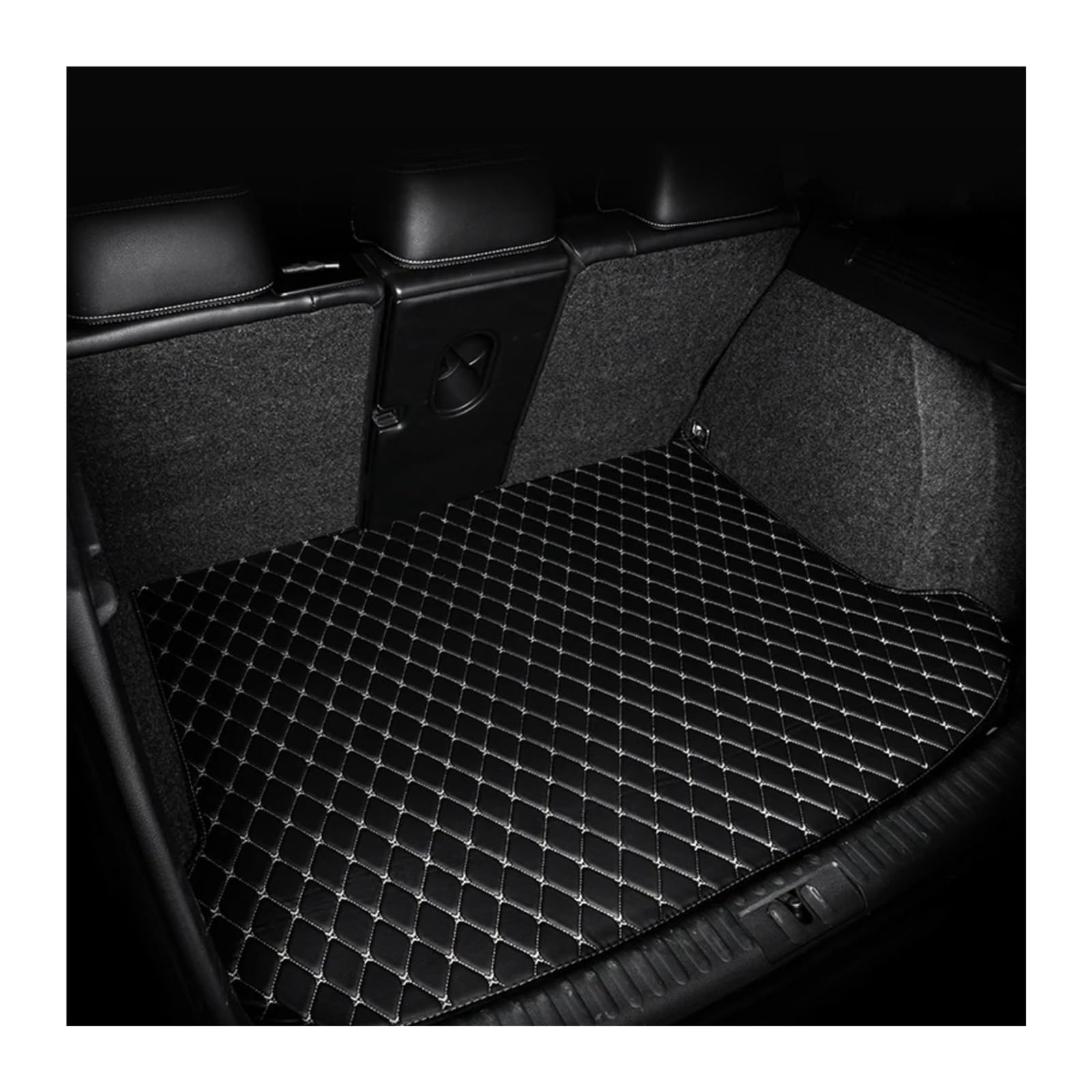 Autoteppiche Für E60 2004 2005 2006 2007 2008 2009 2010 Teppiche Fußpolster Maßgefertigte Auto-Fußmatten Aus Leder Fussmatten Auto(1pc Trunk mat G,Linkslenker) von CGBWMB