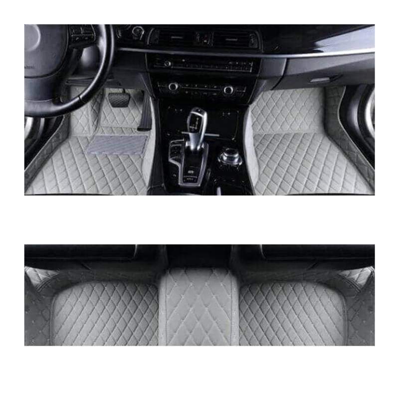 Autoteppiche Für Panamera 970 Für Chassis G1 4seat 2009~2013 Anti-Schmutz-Auto-Fußmatten Rechtslenker-Auto-Fußmatten Fussmatten Auto(Grey 1set,Rechtslenker) von CGBWMB