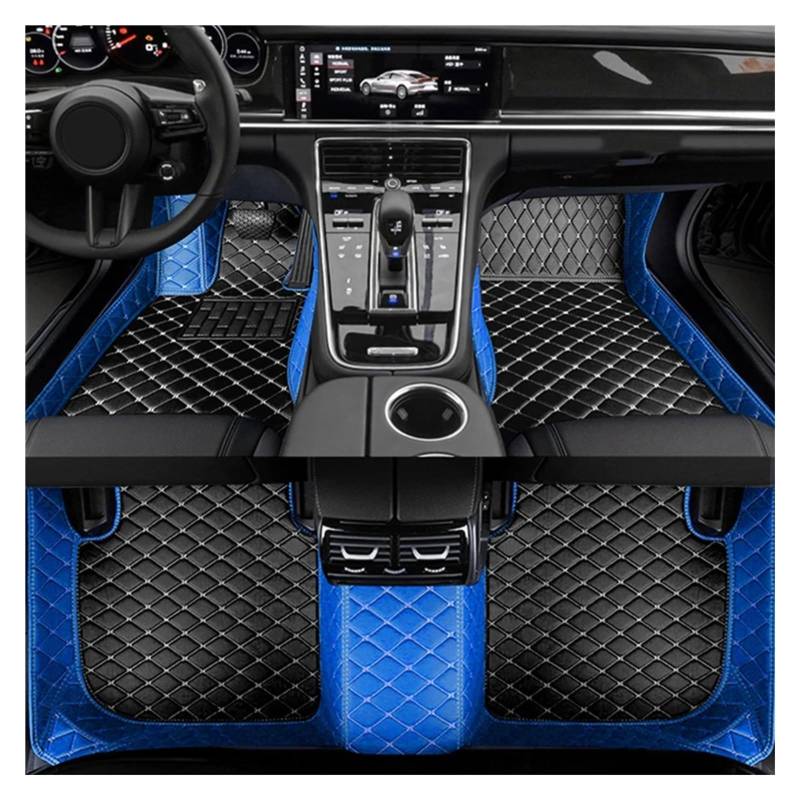 Autoteppiche Für Peugeot 208 A9 2012~2018 LHD Teppiche Ledermatte Haltbare Teppiche Anti Dirty Pad Set Auto Fußmatten Fussmatten Auto(3PC Floor MAT b) von CGBWMB