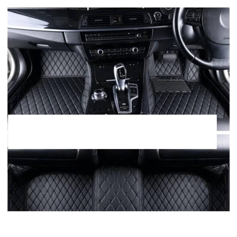 Autoteppiche Für Peugeot 508 2018 2017 2016 2015 2014 2013 2012 2011 LHD Auto-Fußmatten Interior Styling wasserdichte Anti-Schmutz-Lederteppiche Fussmatten Auto(RHD Black) von CGBWMB