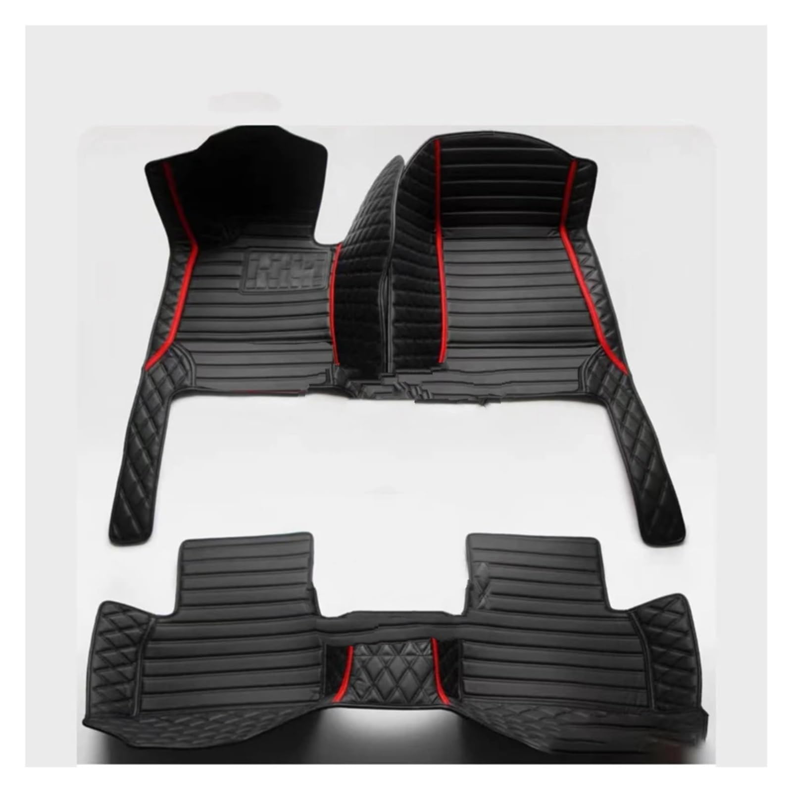 Autoteppiche Für Vw Für Touran 2015 2014 2013 2012 2011 2009 2008 2007 2006 Teppiche Teppiche Pads Innenteile Auto Fußmatten Fussmatten Auto(3pc Floor mat F,Rechtslenker) von CGBWMB