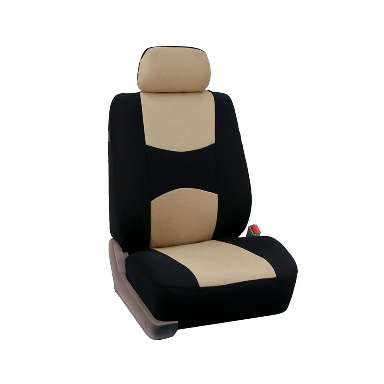 CGBWMB Auto-Sitzbezüge 5 Sitzbezüge-Set Für Vorne Und Hinten Autositzbezüge-Set Auto-Sitzbezüge Für Vorne Und Hinten Für Den Vier-Jahreszeiten-Sitzschutz Autositzbezüge(Beige) von CGBWMB