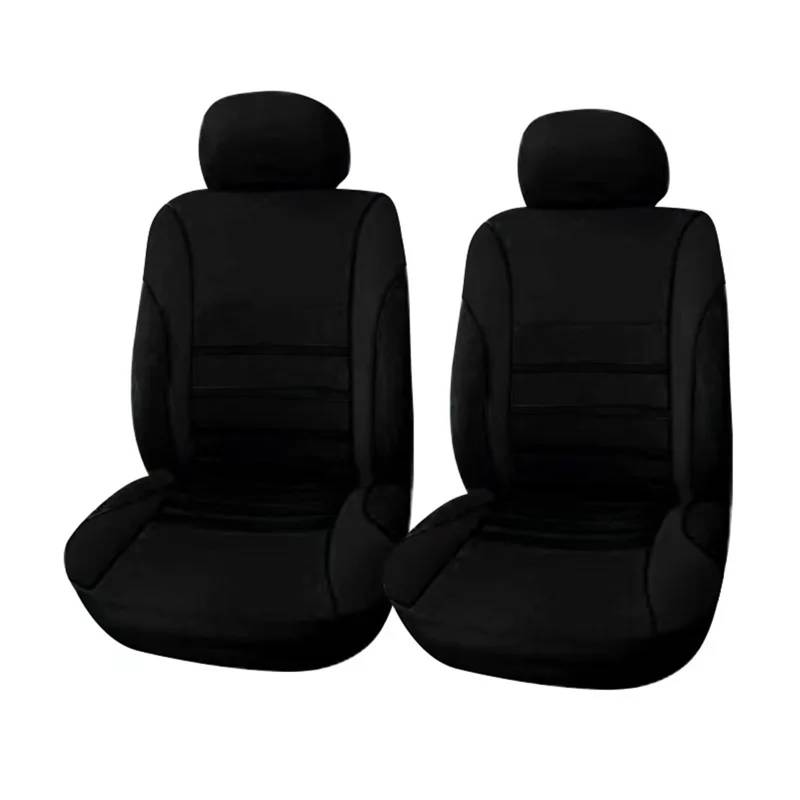 CGBWMB Auto-Sitzbezüge Für Toyota Für Avalon Für Avensis Für Allion Für Auris Für Hybrid Für Crown Für RAV4 Für Alphard Auto Sitz Abdeckung Innen Autositzbezüge(2seat-Black) von CGBWMB