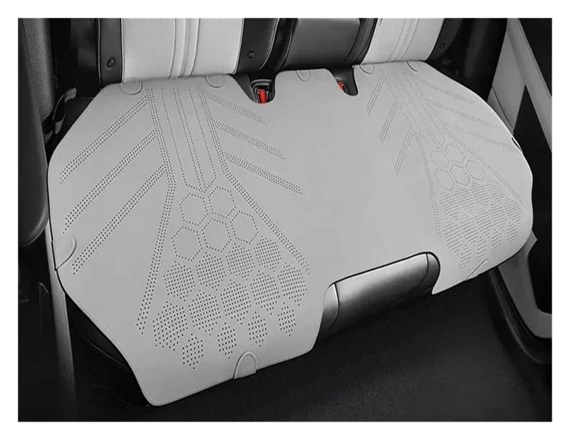 CGBWMB Auto-Sitzbezüge Ganzjahres-Autositzbezug Atmungsaktive Wildleder-Vorder-/Rücksitz-Anti-Rutsch-Schutzkissen Autositzbezüge(Grey1 Rear seat) von CGBWMB