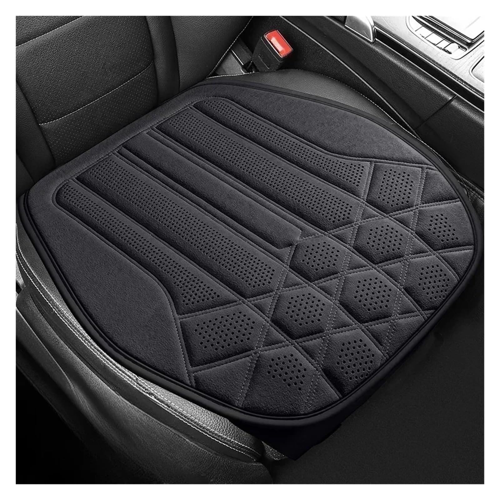 CGBWMB Auto-Sitzbezüge Universal Auto Sitz Abdeckung Vier Saison Auto Atmungsaktive Flachs Sattel Pad Sitzbezüge Für Auto Sitze Abdeckung Schutz Autositzbezüge(B Grey Front seat) von CGBWMB