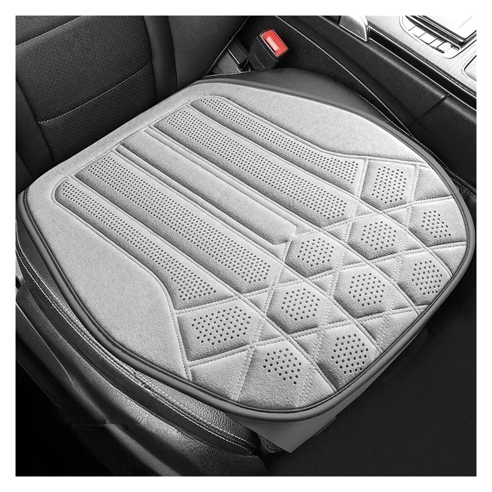 CGBWMB Auto-Sitzbezüge Universal Auto Sitz Abdeckung Vier Saison Auto Atmungsaktive Flachs Sattel Pad Sitzbezüge Für Auto Sitze Abdeckung Schutz Autositzbezüge(White Front seat) von CGBWMB