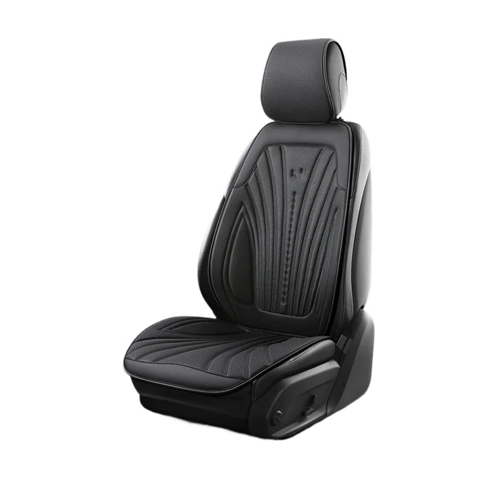 CGBWMB Auto-Sitzbezüge Universal Auto Sitz Abdeckung Vier Saison Auto Atmungsaktive Sattel Pad Sitzbezüge Für Auto Coole Sitze Abdeckung Schutz Autositzbezüge(Black1 Fron seat Set) von CGBWMB