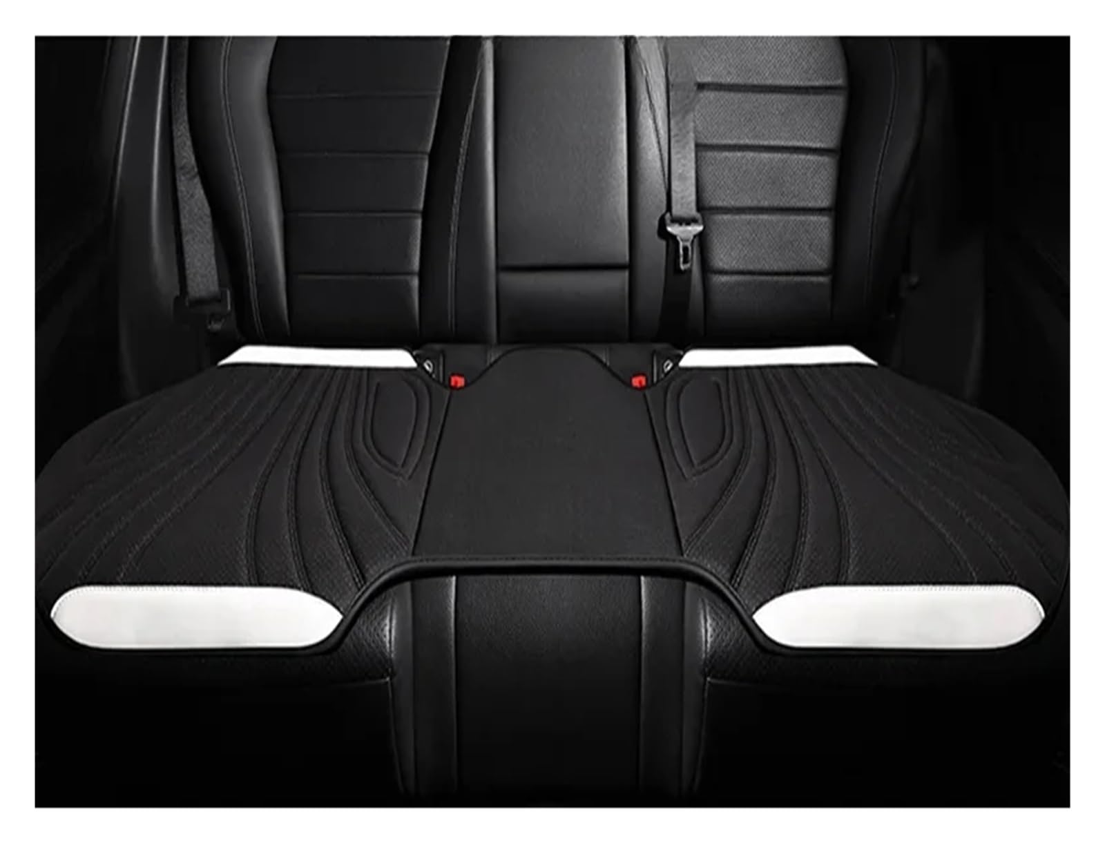 CGBWMB Auto-Sitzbezüge Universal Auto Sitz Abdeckung Vier Saison Auto Atmungsaktive Sattel Pad Sitzbezüge Für Auto Coole Sitze Abdeckung Schutz Autositzbezüge(Black2 Rear seat) von CGBWMB