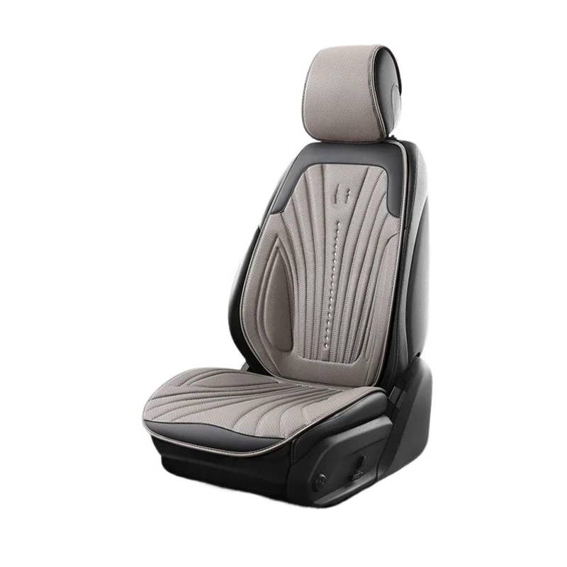 CGBWMB Auto-Sitzbezüge Universal Auto Sitz Abdeckung Vier Saison Auto Atmungsaktive Sattel Pad Sitzbezüge Für Auto Coole Sitze Abdeckung Schutz Autositzbezüge(Grey Front seat Set) von CGBWMB