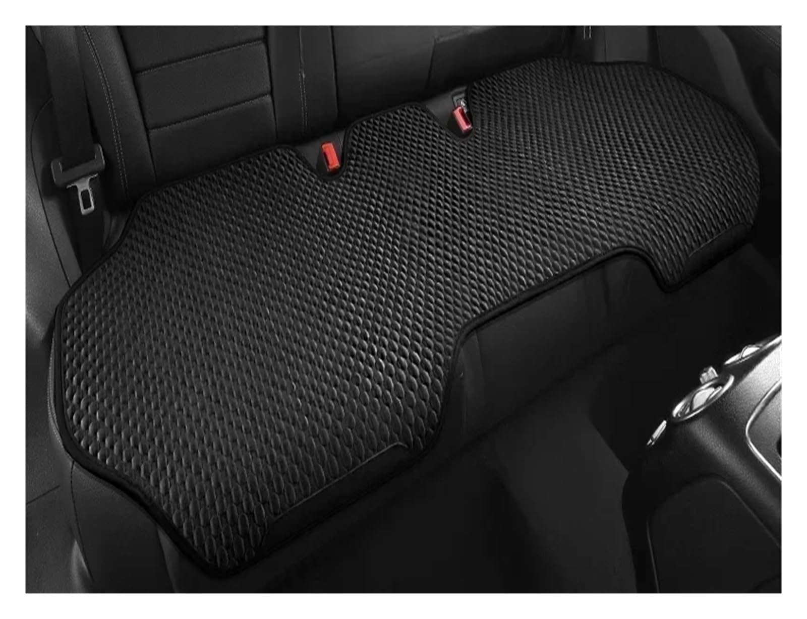 CGBWMB Auto-Sitzbezüge Universal Auto Sitz Abdeckung Vier Saison Auto EIS Seide Atmungsaktive Sitzbezüge Für Auto Kühlen Sitze Abdeckung Schutz Autositzbezüge(Black Rear seat) von CGBWMB