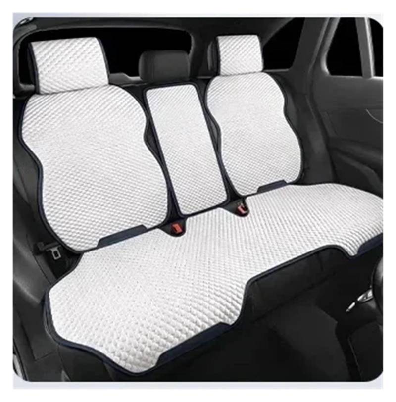 CGBWMB Auto-Sitzbezüge Universal Auto Sitz Abdeckung Vier Saison Auto EIS Seide Atmungsaktive Sitzbezüge Für Auto Kühlen Sitze Abdeckung Schutz Autositzbezüge(Blue Back seat Set) von CGBWMB