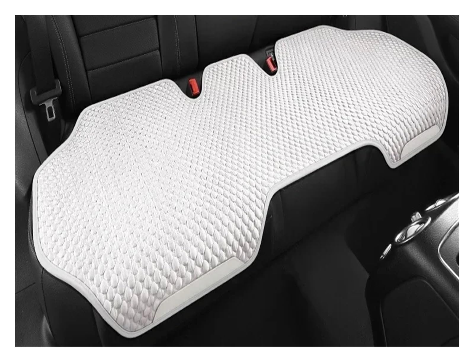 CGBWMB Auto-Sitzbezüge Universal Auto Sitz Abdeckung Vier Saison Auto EIS Seide Atmungsaktive Sitzbezüge Für Auto Kühlen Sitze Abdeckung Schutz Autositzbezüge(White Rear seat) von CGBWMB