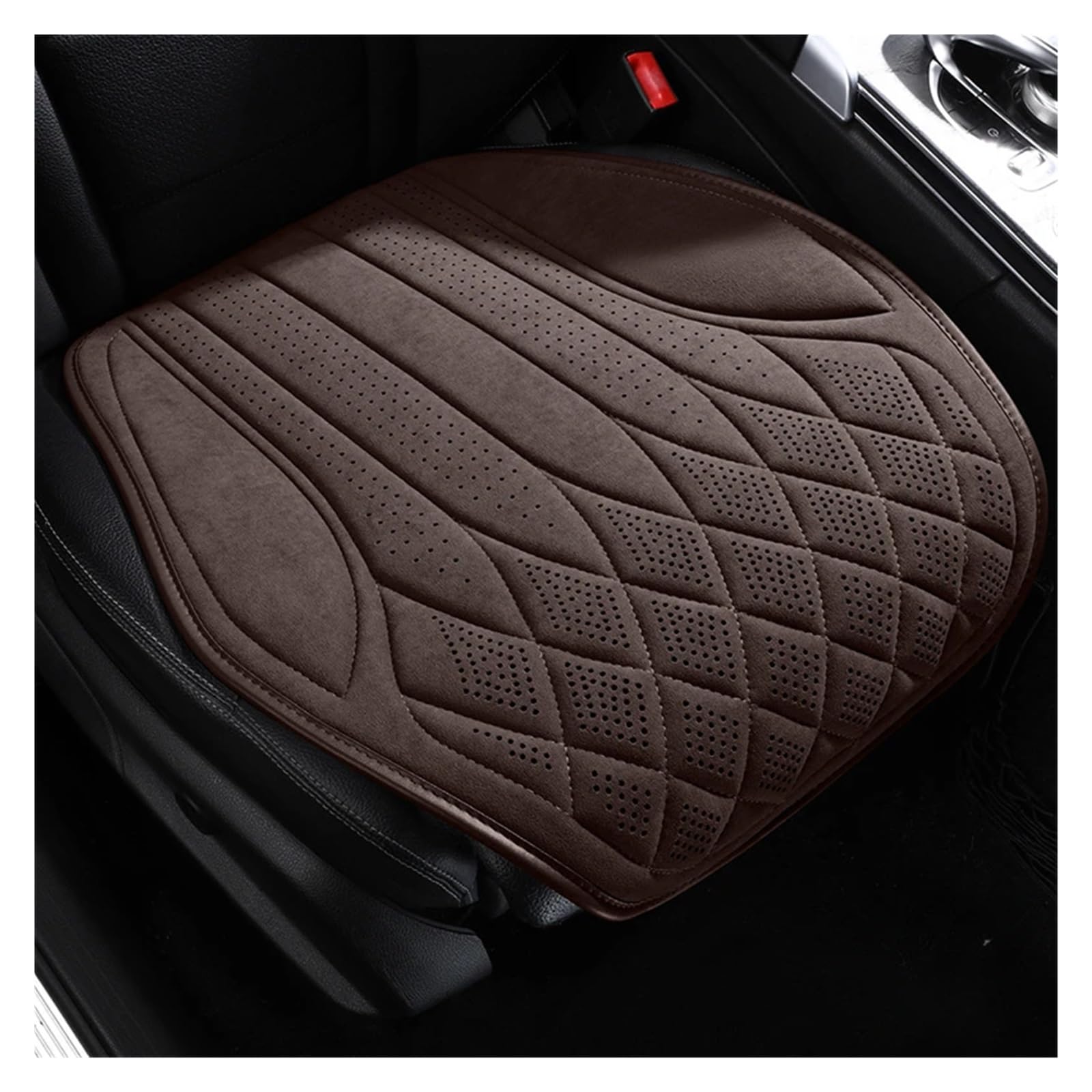 CGBWMB Auto-Sitzbezüge Universal Auto Sitz Abdeckung Vier Saison Auto Leder Sattel Pad Sitzbezüge Für Auto Coole Sitze Abdeckung Schutz Autositzbezüge(Brown Front seat) von CGBWMB