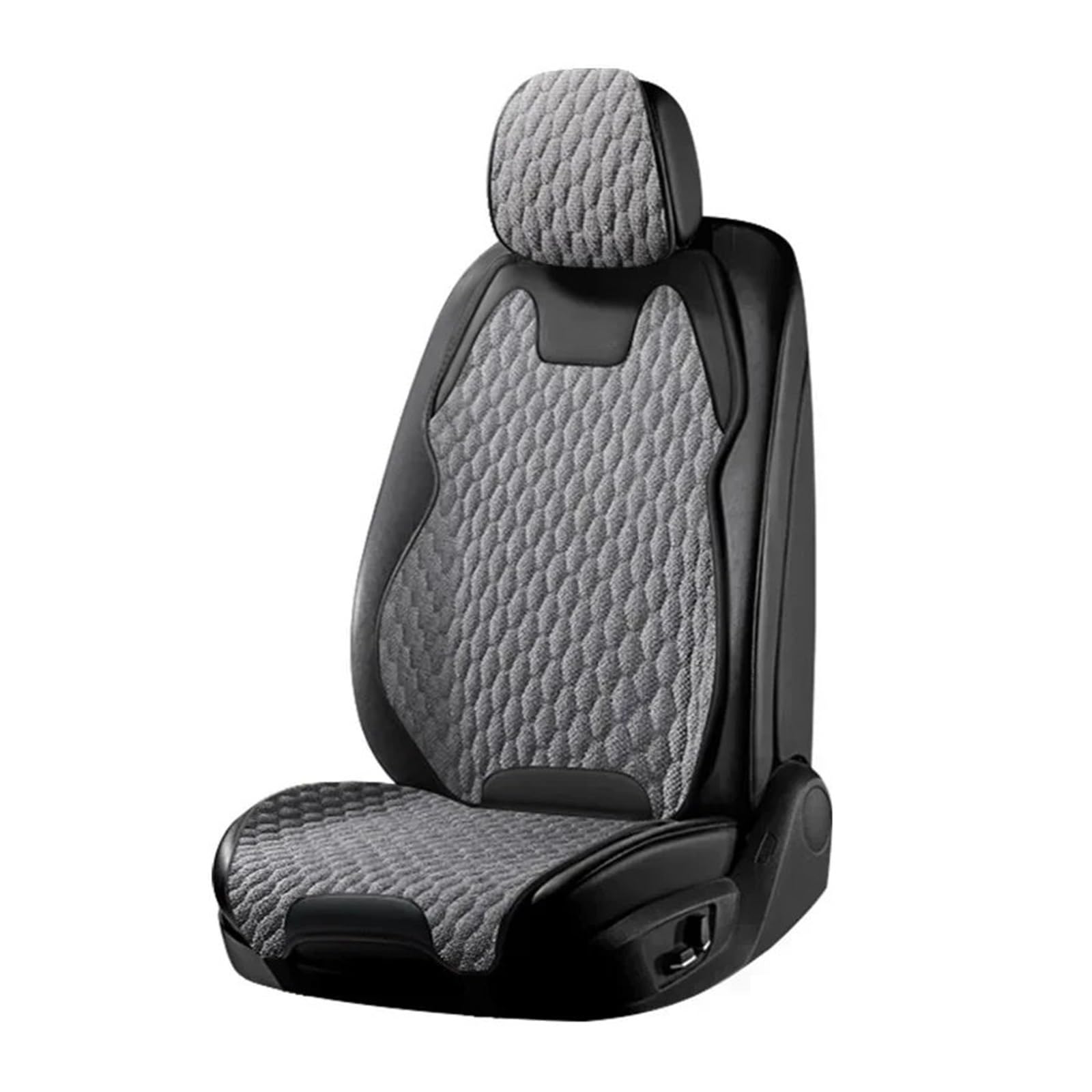 CGBWMB Auto-Sitzbezüge Universeller Autositzbezug Für Vier Jahreszeiten, Atmungsaktive Flachs-Sitzbezüge Für Den Schutz Von Autositzen Autositzbezüge(Gray Front seat Set) von CGBWMB