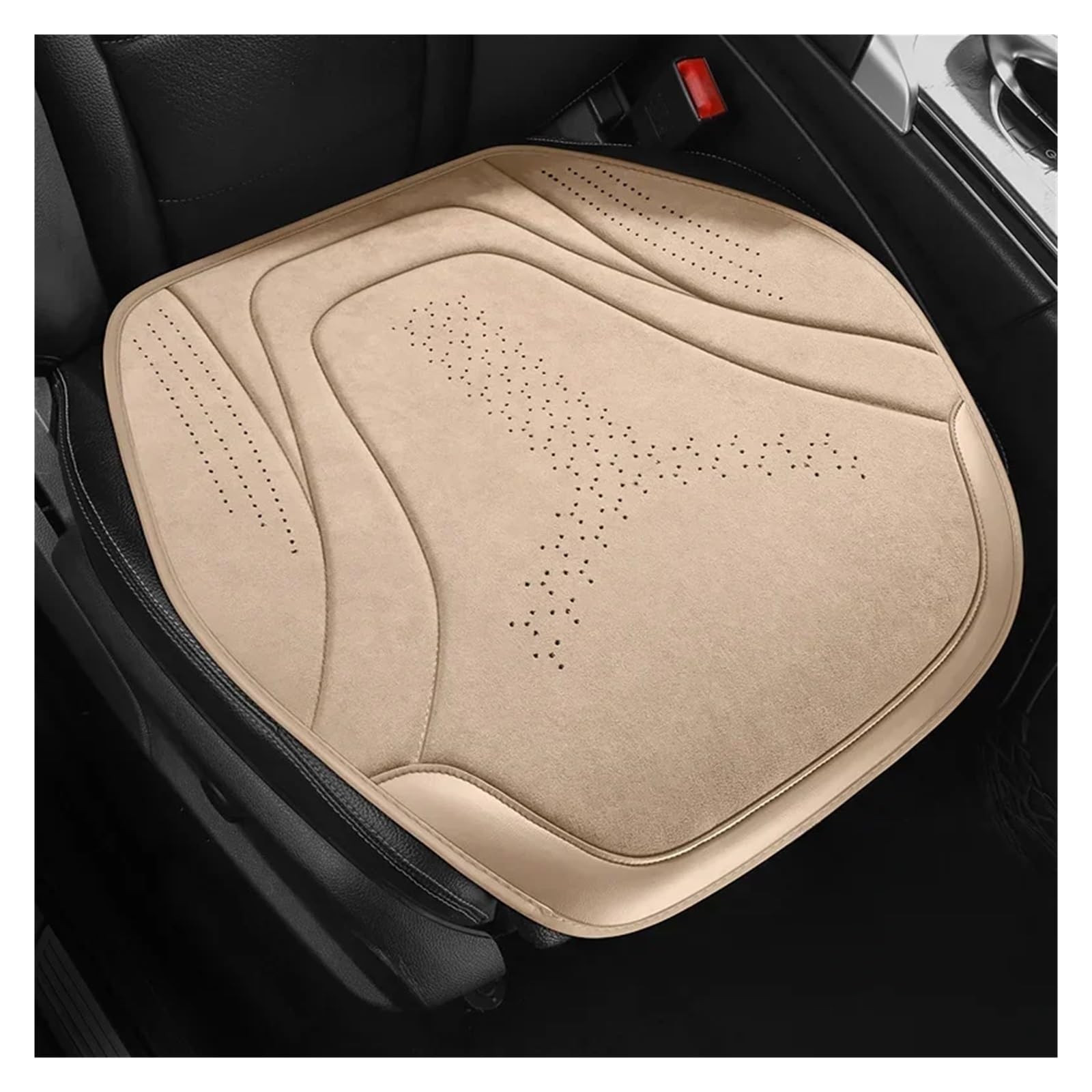 CGBWMB Auto-Sitzbezüge Universeller Autositzbezug Für Vier Jahreszeiten Atmungsaktive Flachs-Sitzbezüge Für Den Schutz Von Autositzen Autositzbezüge(Beige Front seat) von CGBWMB