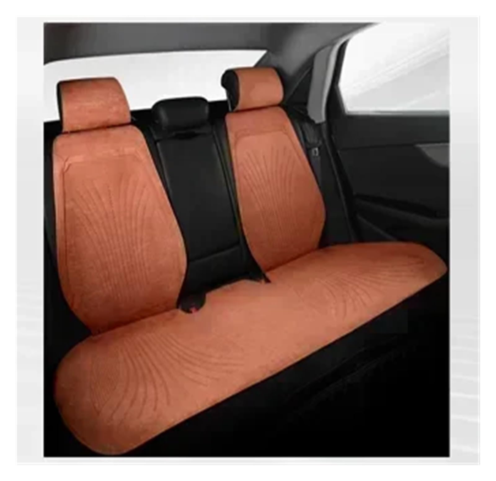 CGBWMB Auto-Sitzbezüge Universeller Autositzbezug Wabenkissen Belüftungsblatt Sitzbezüge Für Kühle Autositze Schutz Autositzbezüge(OrangeA Rear seat) von CGBWMB