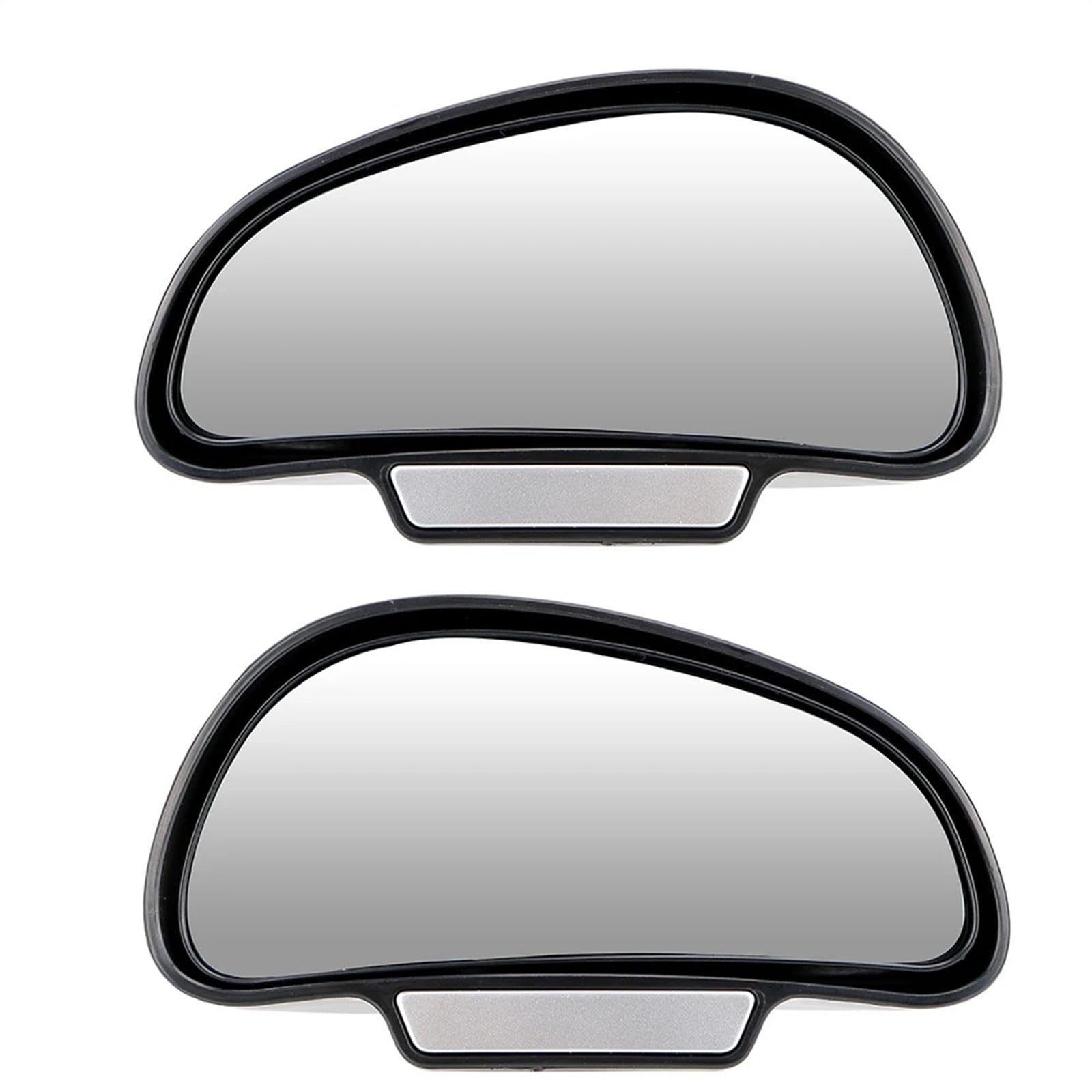 Spiegelglas Ersatz 2 Stück Auto Rückspiegel Hilfs Blind Spot Tot Winkel Monitor Einparkhilfe PDC Set Auto Universal Konvexen Glas Außenspiegel Glas(Schwarz) von CGBWMB