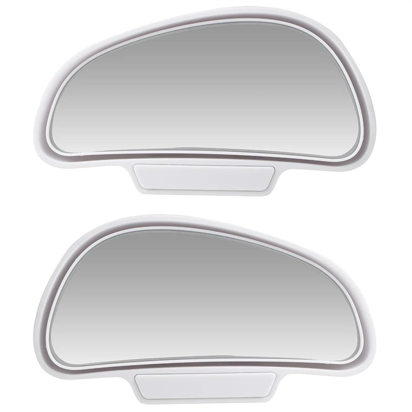 Spiegelglas Ersatz 2 Stück Auto Rückspiegel Hilfs Blind Spot Tot Winkel Monitor Einparkhilfe PDC Set Auto Universal Konvexen Glas Außenspiegel Glas(Silber) von CGBWMB