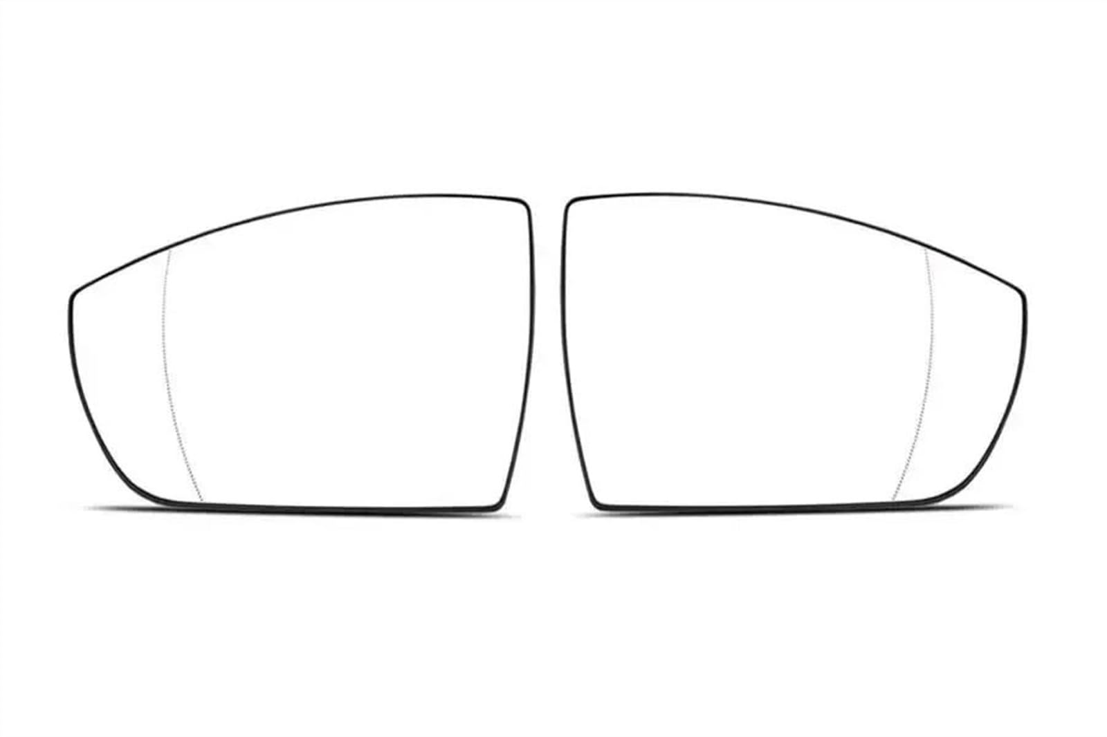 Spiegelglas Ersatz Für Ford Für Ecosport 2013 2014 2015 2016-2019 Auto Außenspiegel Reflektierende Glaslinse Rückspiegellinsen 1 STÜCKE Außenspiegel Glas(A Pair no Heating) von CGBWMB