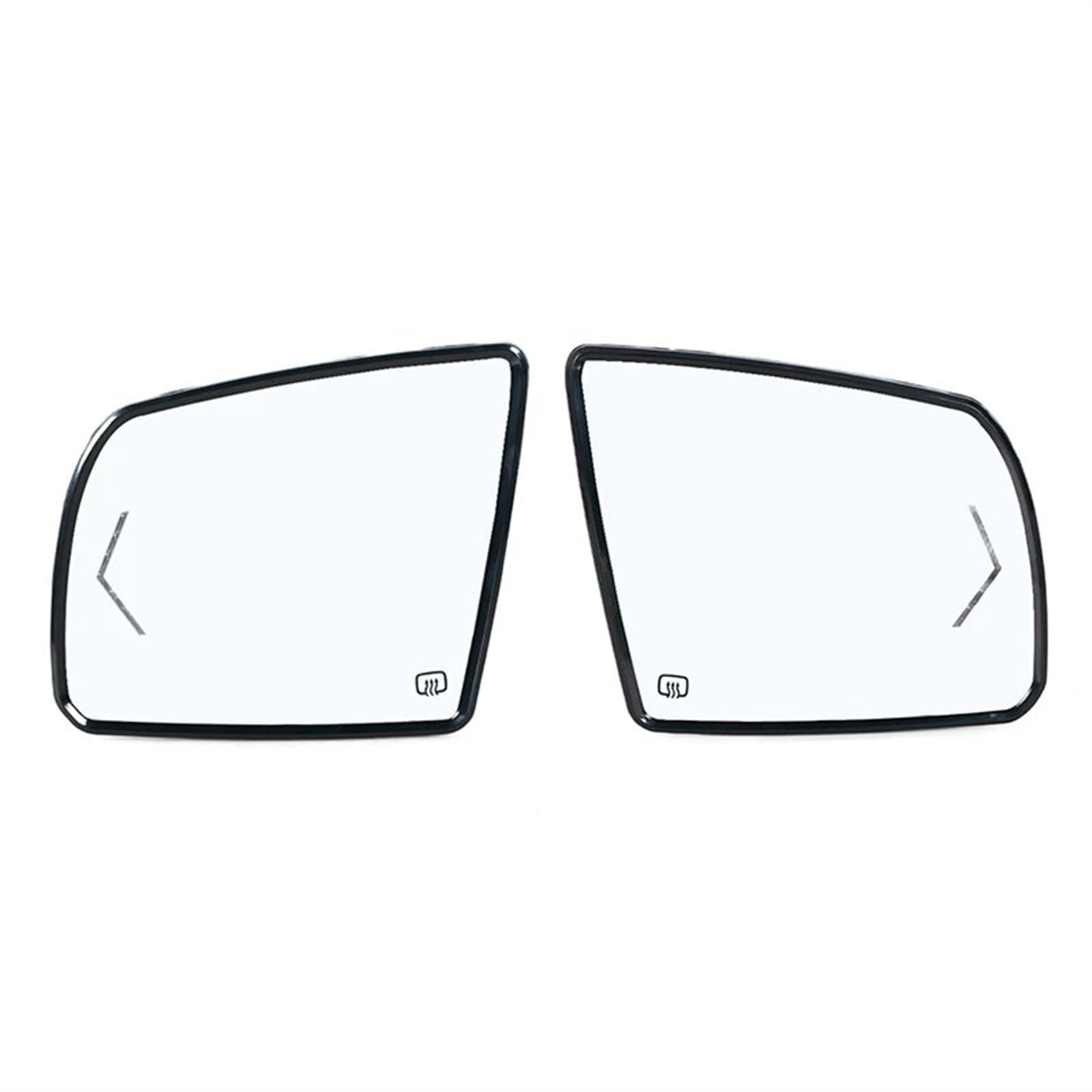 Spiegelglas Ersatz Für Toyota Für Tundra 2007-2018 2019 2020/Für Sequoia 2008-2016 2017 Auto Außen Rückspiegel Seite Spiegel objektiv Glas Mit Beheizten Außenspiegel Glas(Links und rechts) von CGBWMB