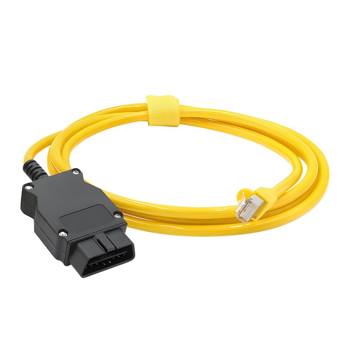 CGEAMDY Ethernet Enet OBD Kabel, ENET OBD Netzwerk Verlängerungskabel Kabel, Cable Coding F-Serie, Ethernet Diagnose-Interface Cable Adapterfür Diagnose und Codierung von CGEAMDY