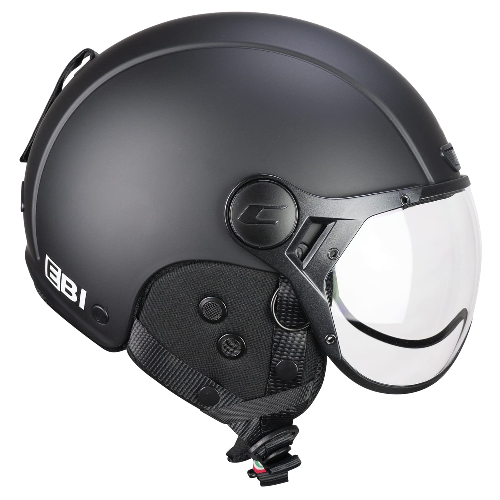 CGM EBI, Skihelm, Unisex, Erwachsene, Mattschwarz, L (59 cm) von CGM