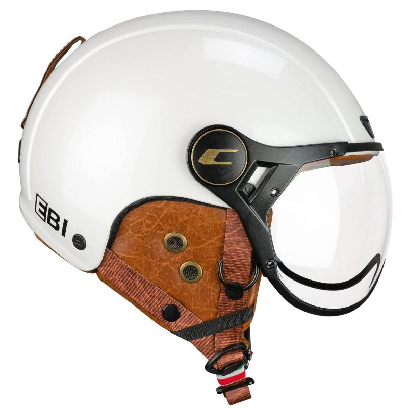 CGM EBI, Skihelm, Unisex, Erwachsene, Perlweiß, M (57-58 cm) von CGM