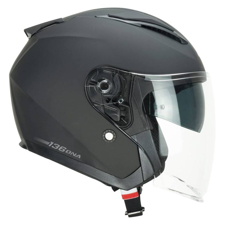 CGM Helm Open Face 136A DNA MONO schwarz matt, XXXL (64-65cm) von CGM