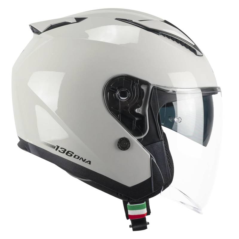 CGM Helm mit offenem Gesicht, 136A DNA Mono Bigio, L (59 cm) von CGM