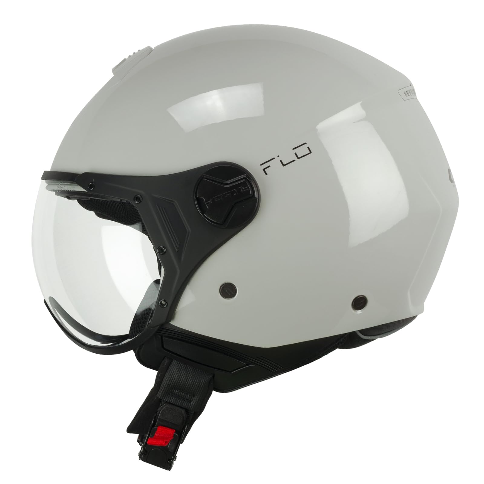 CGM Helm mit offenem Gesicht, 167A FLO Mono Bigio geformt, Größe S (55 cm) von CGM