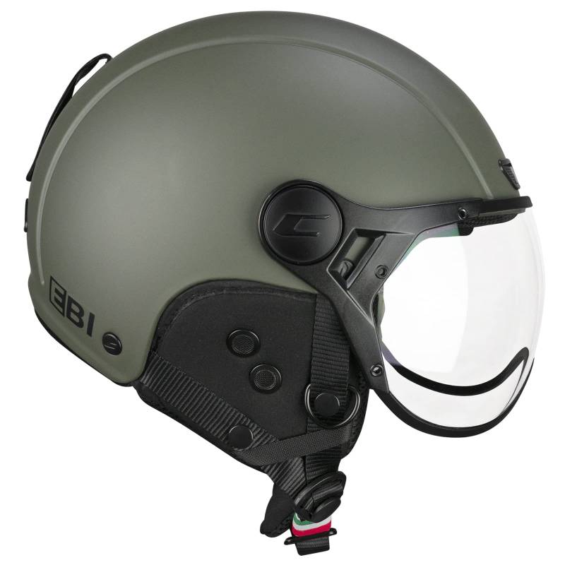 CGM EBI, Skihelm, Unisex, Erwachsene, Grün matt, S (55-56 cm) von CGM