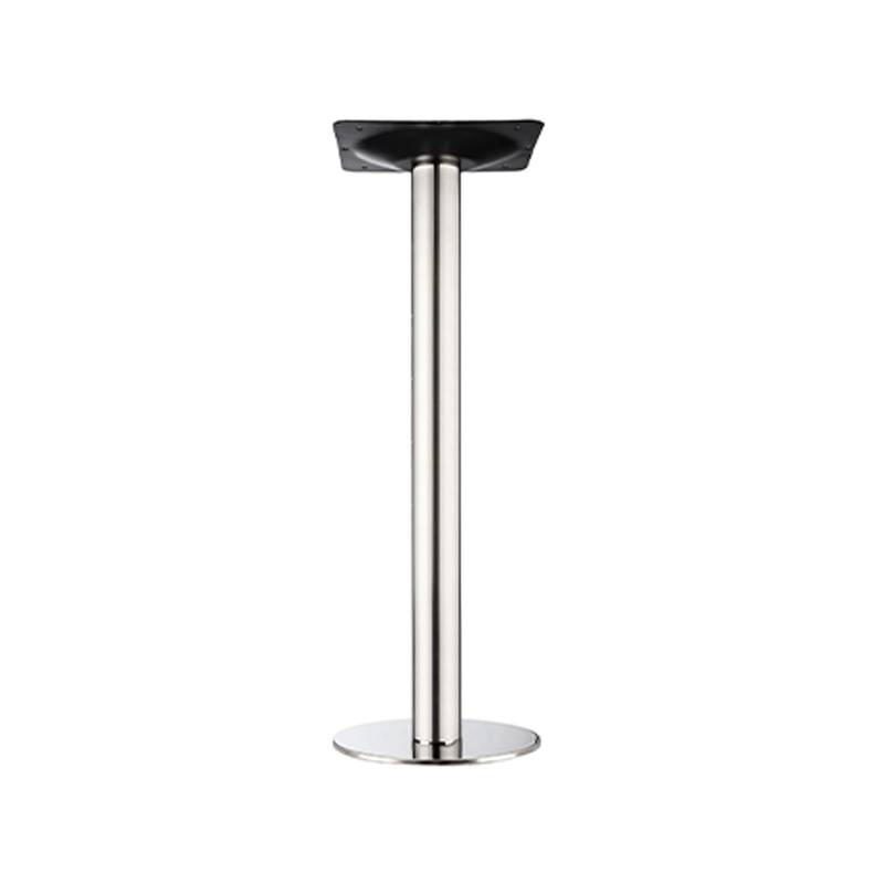 CHAASDEOM Heavy Duty Single Column Desk Leg,Stainless Steel Furniture Table Leg,Metal Breakfast Bar Stand Feet,with Screws(Silver,900mm(35.4in)) von CHAASDEOM