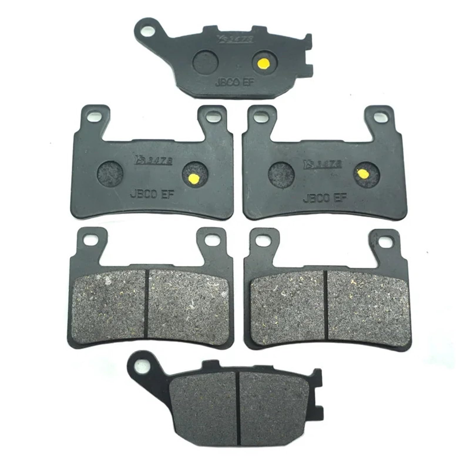 Motorrad Vorne Hinten Bremsbeläge for CB1300ADm Super Vier 2021-2023 CB1300ADp Super Vier 2022-2023 CB 1300ADm 1300ADp(Front Rear Pads) von CHANGLES