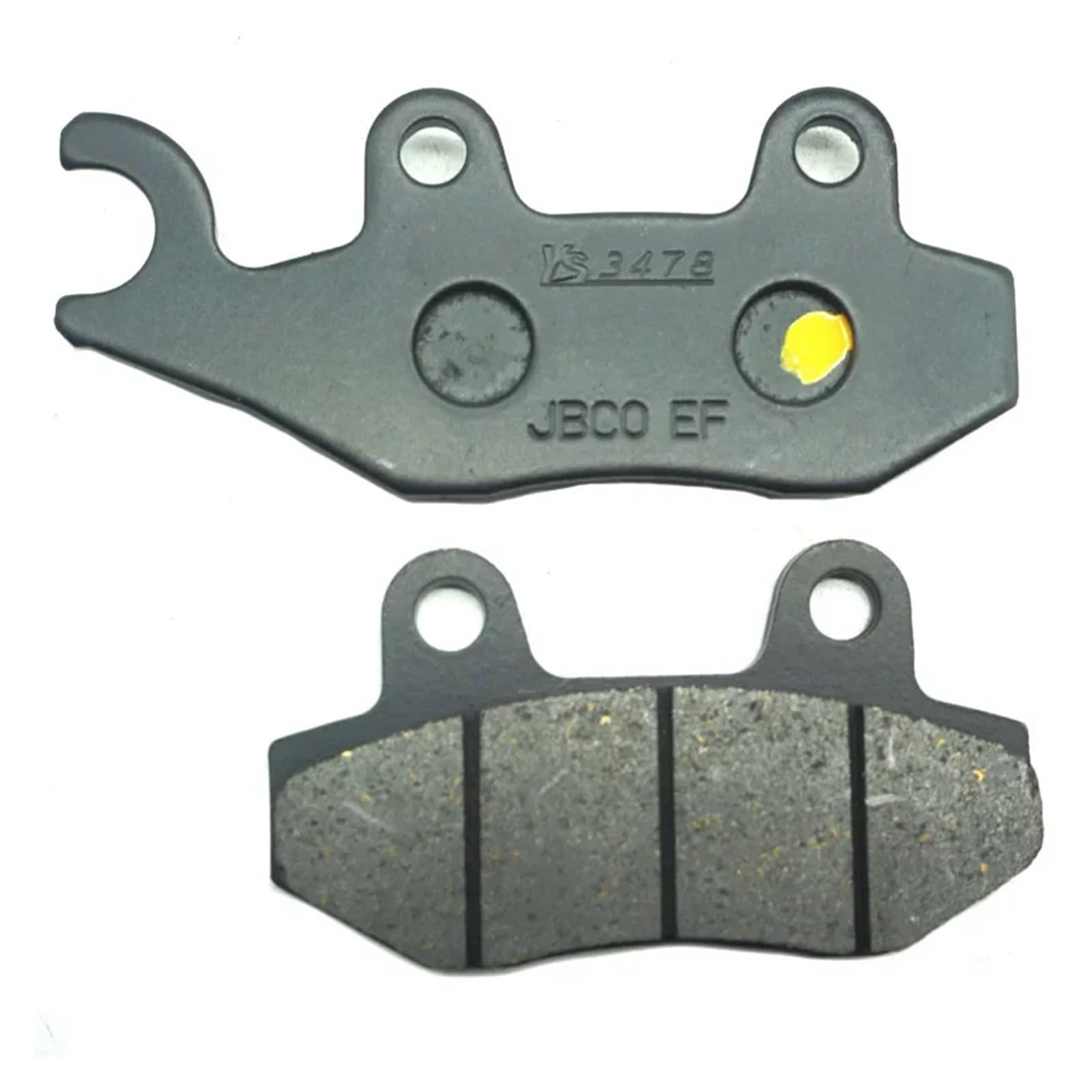 Motorrad Vorne Hinten Bremsbeläge for CCW HEIST125 HEIST250 2012 2013 2014(Rear Brake Pads) von CHANGLES