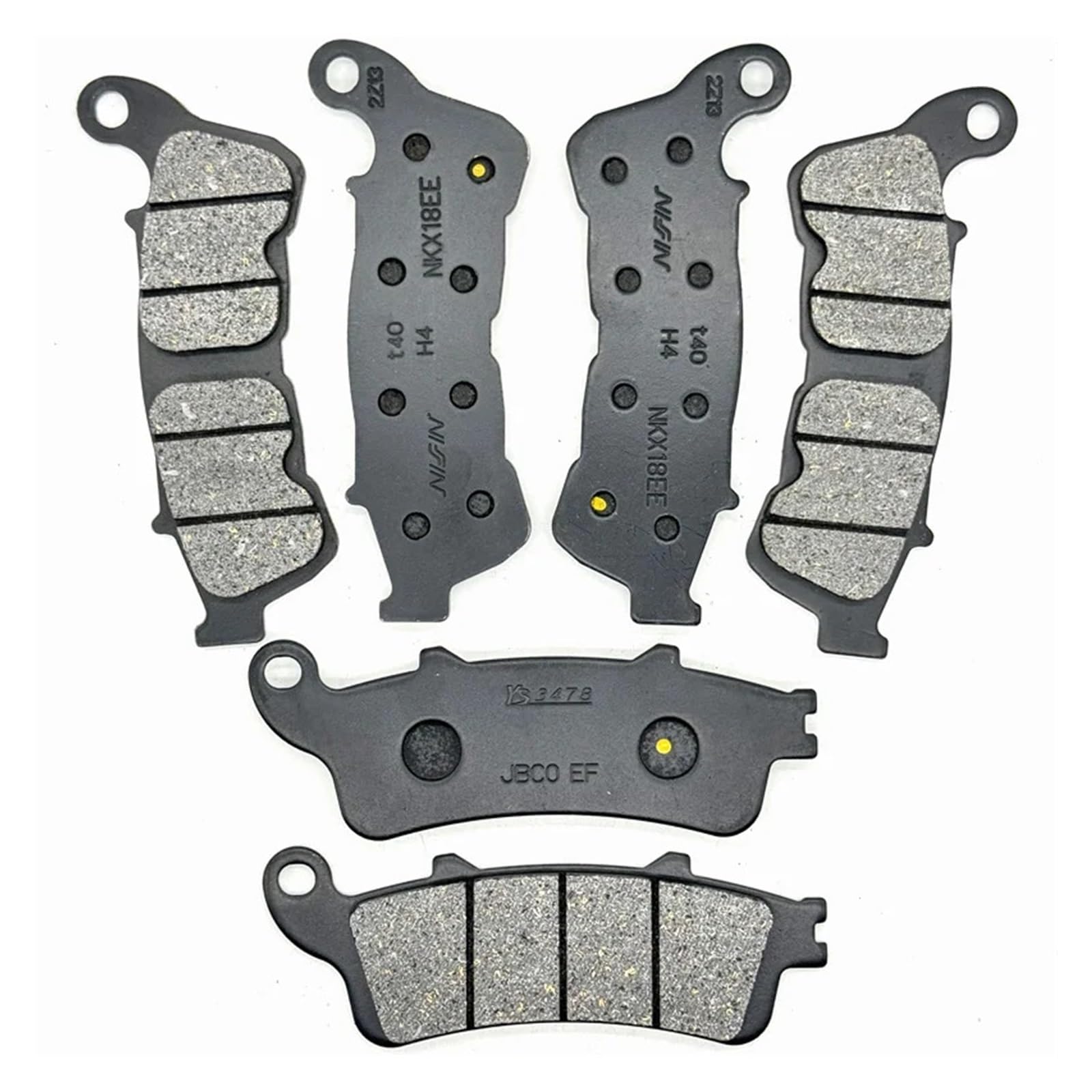 Motorrad Vorne Hinten Bremsbeläge for CTX1300 CTX1300A / Deluxe 2014 2015 2016 2017 2018 CTX 1300 1300A(Front Rear Pads) von CHANGLES